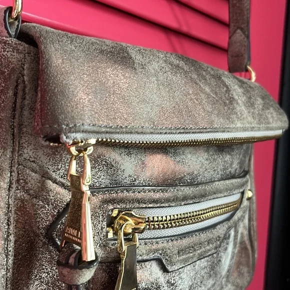 AIMEE KESTENBERG Metallic Leather Crossbody Bag - Picture 8 of 17